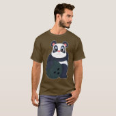 Panda Bowling Bowling T-Shirt (Vorne ganz)