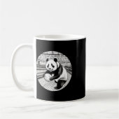 Panda Bowling Player Funny Bowler für Männer Kaffeetasse (Links)