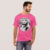Panda Bowling Player Funny Bowler für Männer T-Shirt (Vorne ganz)