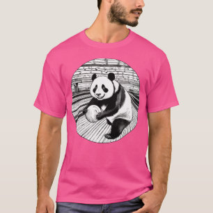 Panda Bowling Player Funny Bowler für Männer T-Shirt