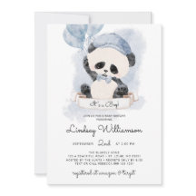 Panda Boy Baby Shower