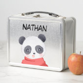 Panda Boy Metal Lunch Box (Beispiel)