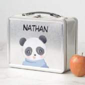 Panda Boy Metal Lunch Box (Beispiel)