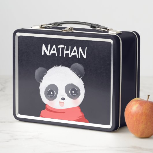 Panda Boy Metal Lunch Box (Beispiel)