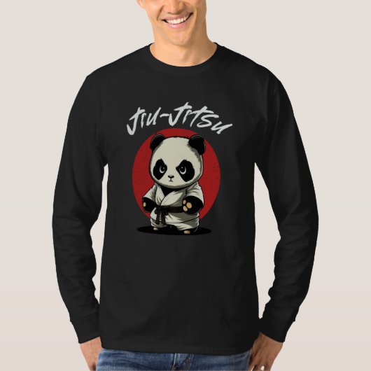 Panda Brazilian Jiu Jitsu and Grappling T-Shirt (Vorderseite)