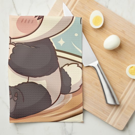  Panda Brew Absorbent Kitchen Dish Towel Geschirrtuch (Viertel Falte)