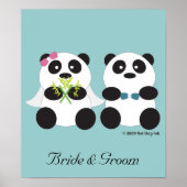 Panda Bride and Groom Poster (Vorne)