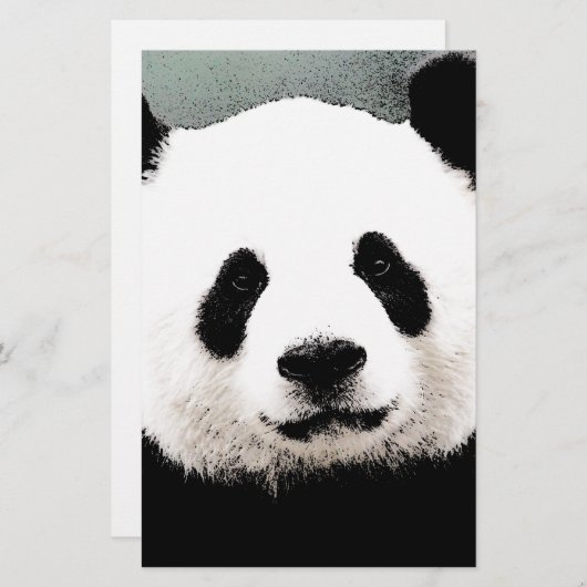 Panda Briefpapier (Vorne/Hinten)