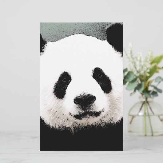 Panda Briefpapier (Stehend Vorderseite)