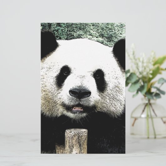 Panda Briefpapier (Stehend Vorderseite)