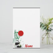 Panda Briefpapier (Stehend Vorderseite)