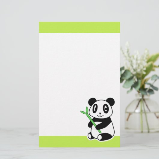 Panda Briefpapier (Stehend Vorderseite)