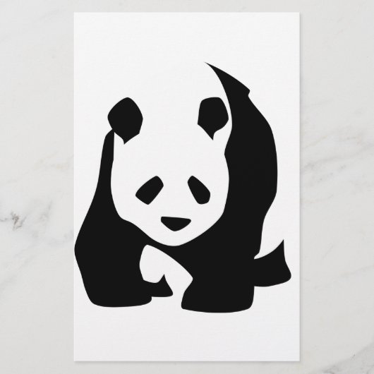 Panda Briefpapier (Vorderseite)