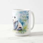 Panda bringt viel Glück Kaffeetasse (VorderseiteRechts)