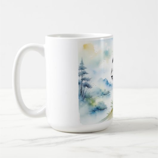 Panda bringt viel Glück Kaffeetasse (Links)