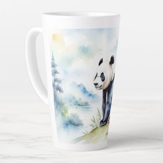 Panda bringt viel Glück Milchtasse (Linke Ecke)