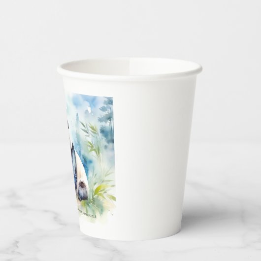 Panda bringt viel Glück Pappbecher (Links)