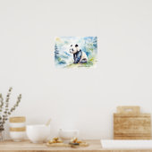 Panda bringt viel Glück Poster (Küche)