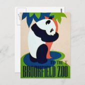 Panda Brookfield Zoo Post Card Postkarte (Vorne/Hinten)
