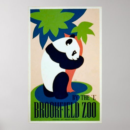 Panda Brookfield Zoo Poster (Vorne)