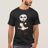 Panda Brushing Teeth Oral Hygienic Teeth T-Shirt (Vorderseite)