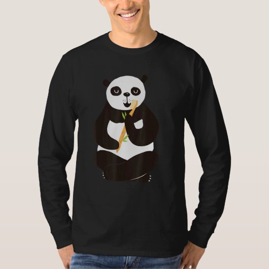 Panda Brushing Teeth Oral Hygienic Teeth T-Shirt (Vorderseite)