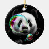 PANDA BUBBLE MAKER KERAMIK ORNAMENT (Vorne)