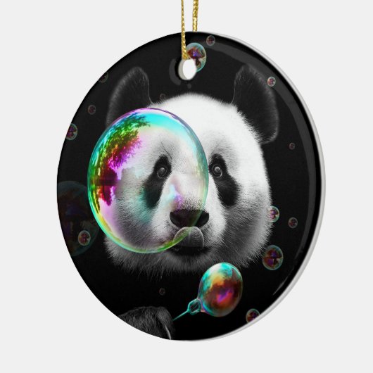 PANDA BUBBLE MAKER KERAMIK ORNAMENT (Links)