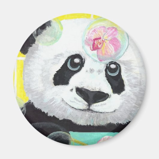 Panda Bubbles Magnet (Vorne)