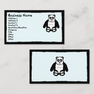 Panda Business Cards Visitenkarte