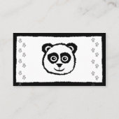 Panda Business Cards Visitenkarte (Rückseite)