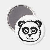 Panda Buttons Magnet (Vorderseite/Rückseite)