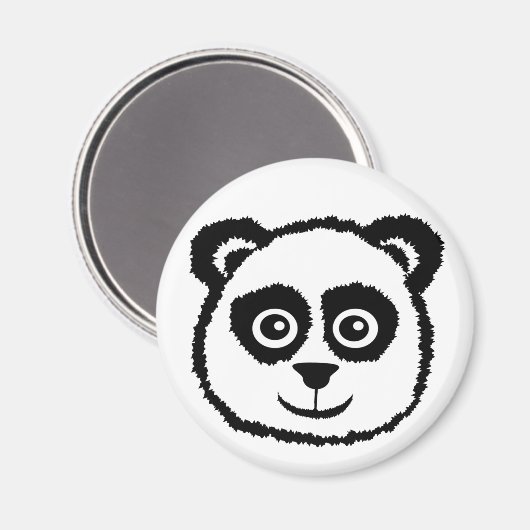 Panda Buttons Magnet (Vorderseite/Rückseite)