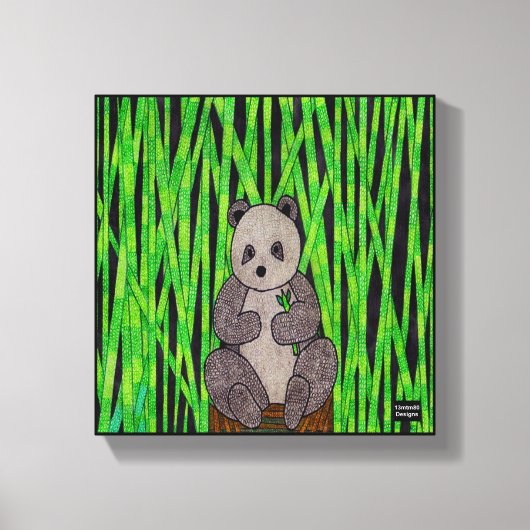 Panda - Canvas Print Leinwanddruck (Vorderseite)