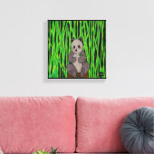 Panda - Canvas Print Leinwanddruck (Insitu (Wohnzimmer))
