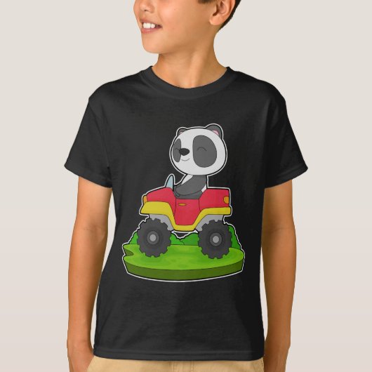 Panda Car T-Shirt (Vorderseite)