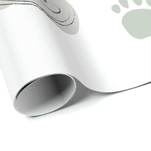 Panda Cartoon Kids Baby Wrappaper Geschenkpapier (Rolleneckpunkt)