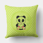 Panda, Cartoon, Kinder Kissen (Rückseite)