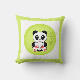 Panda, Cartoon, Kinder Kissen