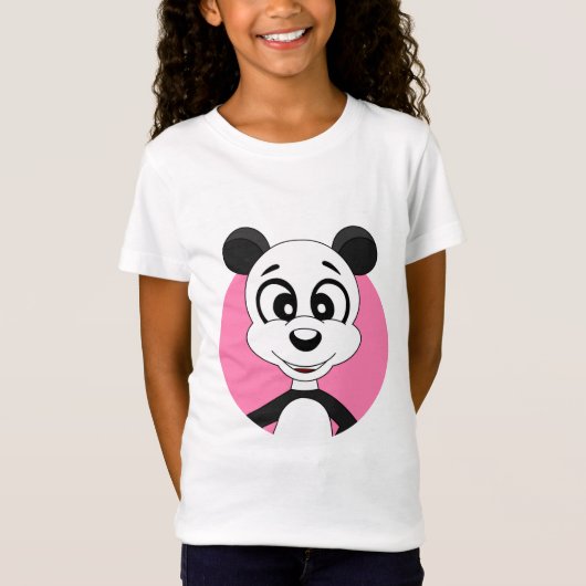 Panda Cartoon T - Shirt (Vorderseite)