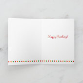 Panda Cartoon und Cupcake Geburtstag Karte (Innenseite)