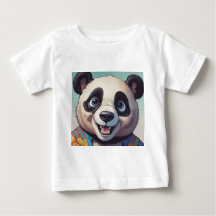 Panda Cartoon Zeichne Kunst Baby T-shirt