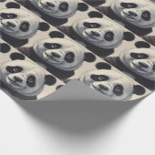 Panda Cartoon Zeichne Kunst Geschenkpapier (Ecke)
