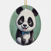 Panda Cartoon Zeichne Kunst Keramik Ornament (Rechts)