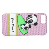 Panda Case-Mate iPhone Hülle (Rückseite (Horizontal))