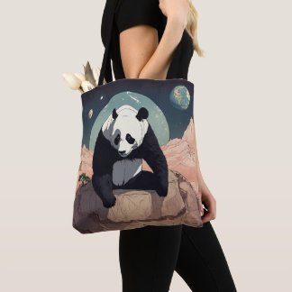 "Panda Chic: Trendy Carry Bag mit einer Niedlichen Tasche