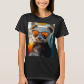 Panda chillt in der Sonne T-Shirt (Vorderseite)