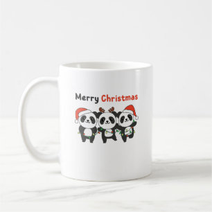 Panda Christmas Animals Pandas Merry Christmas Kaffeetasse