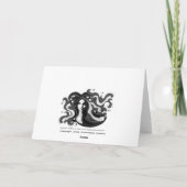 Panda Christmas Grußkarte Feiertagskarte (Rückseite)