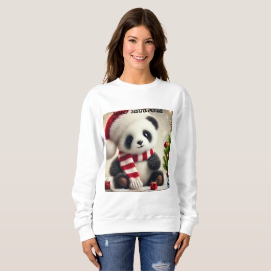 Panda Christmas Sweatshirt (Vorne ganz)